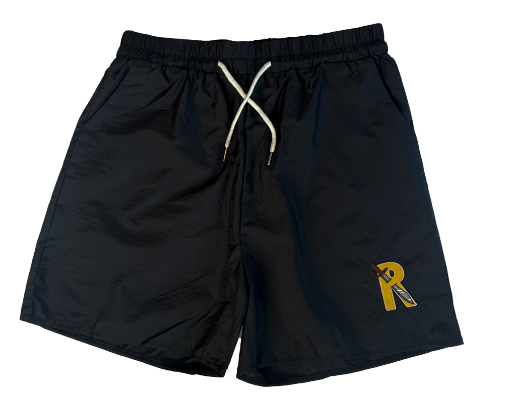 Black & Gold Shorts