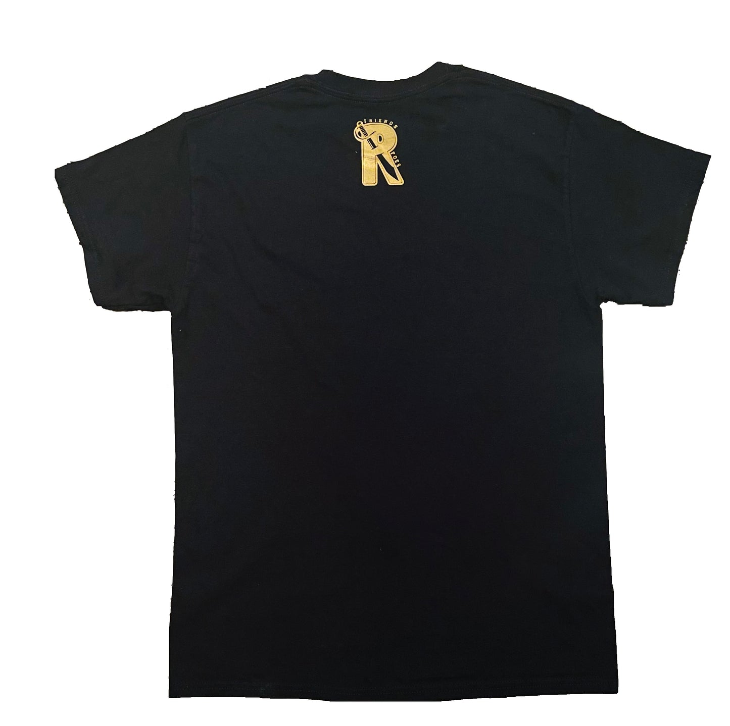“Friendly” T-shirt Black/Gold